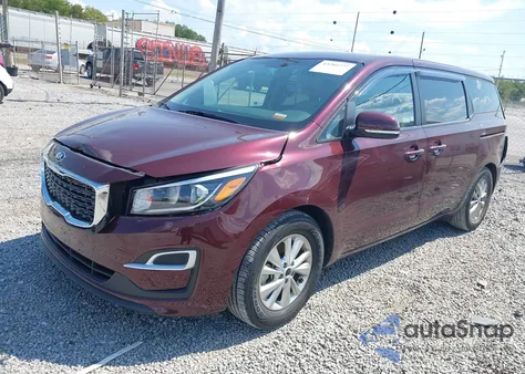 2019 Kia Sedona Lx из США, поврежденный, VIN KNDMB5C13K6533506